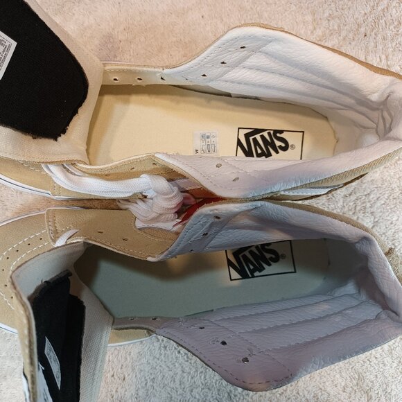 Vans Men's 8/Women's 9.5 Sk8-Hi Taos Taupe/True White VN0A32QGYUU - Picture 8 of 12